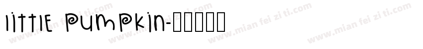 Little Pumpkin字体转换